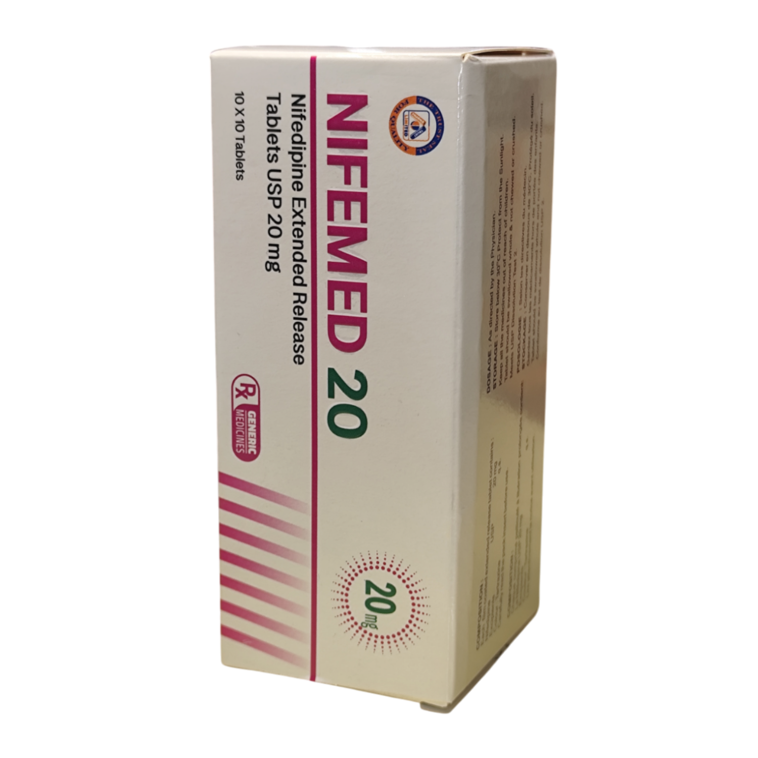 NIFEDIPINE(GENERIC) TABS 20MG